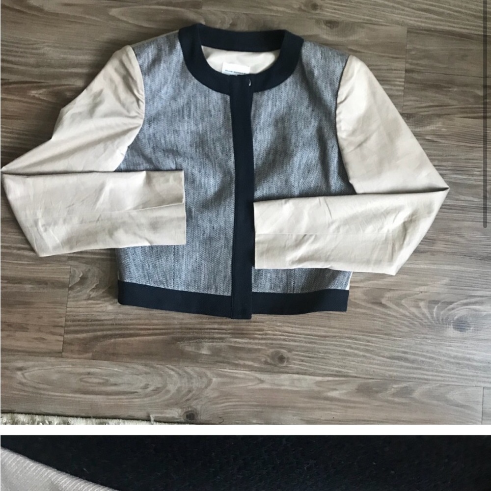 CLUB MONACO blazer two tone color khaki